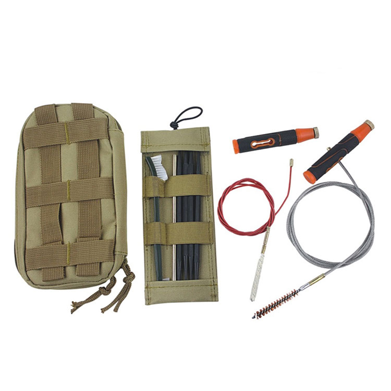 Semua dalam Satu Kit Pencuci Pistol Sarung Aluminium Deluxe dengan Pembersihan Lengkap dan alatan Gunsmith