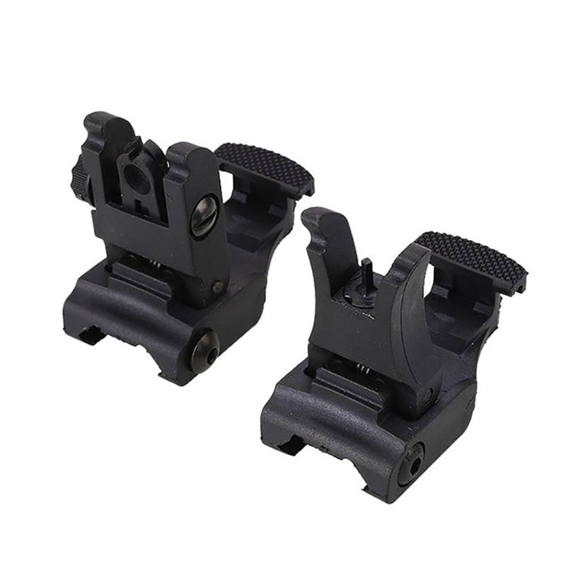 AR-15 Rapid Tactical Front And Rear Bahagian AR15 Flip-up Back-up Set Sights AR 15 Sights Untuk Memburu