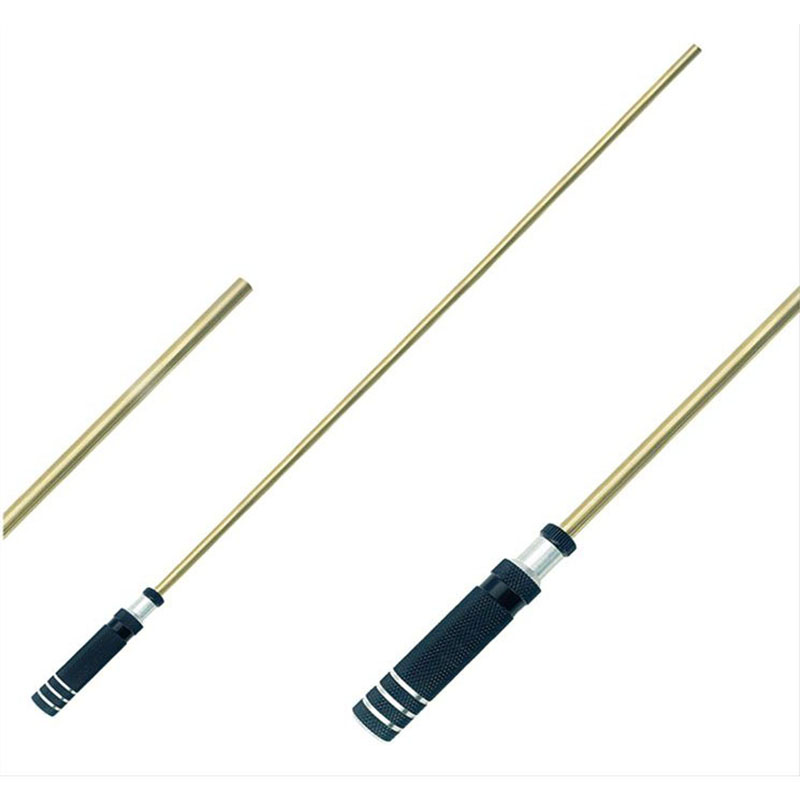Batang Pembersih Pistol Satu Keping Aluminium Panjang RotatingHandle 4mm 5mm 6mm 7mm
