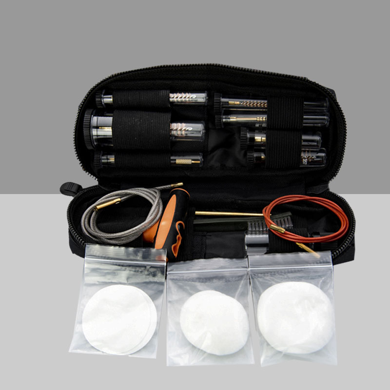 Kit Pembersihan Pistol Sistem Molle untuk Senapang .177cal. dan .223cal. dengan 2 Kabel Fleksibel
