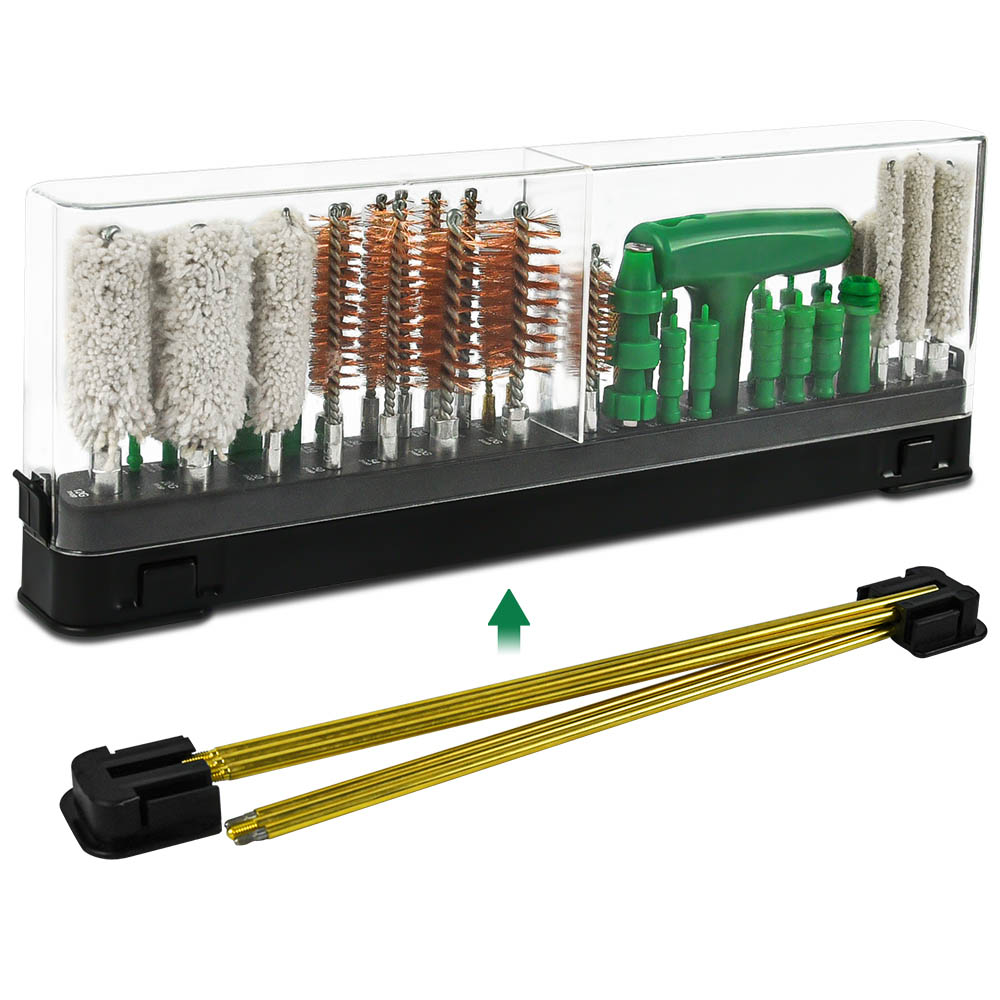 OEM ODM Universal Gun Cleaning Kit Aksesori Bekalan Universal Profesional Untuk Semua Guns Cleaning Kit