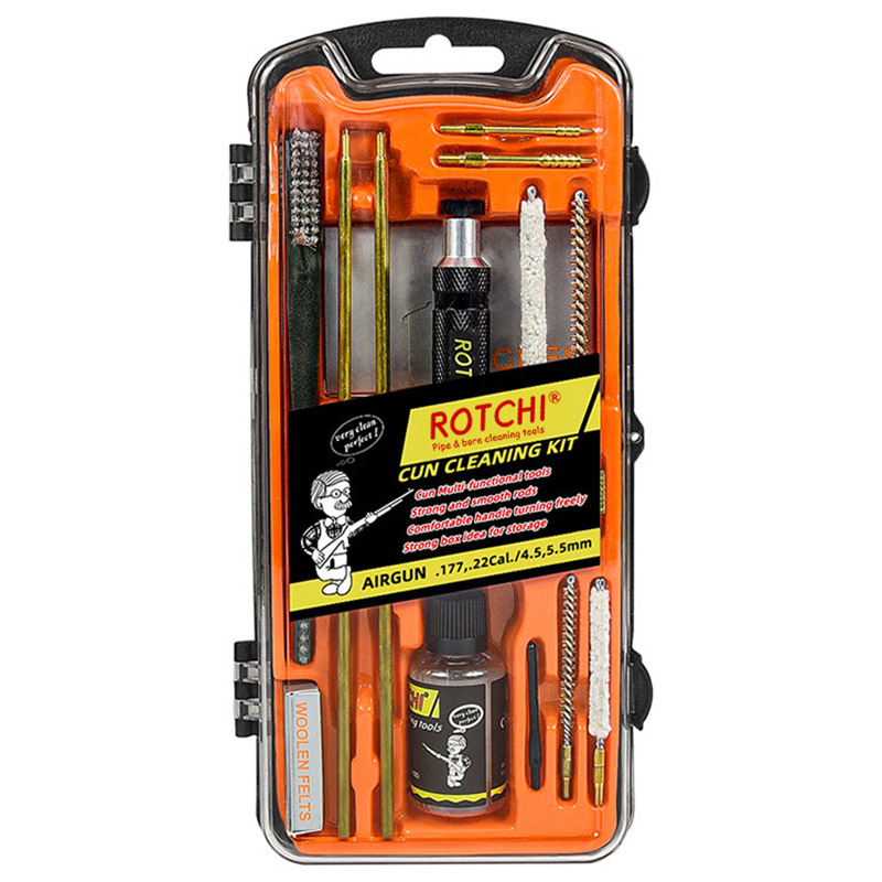Kit Pembersihan Rifle Airgun dengan Botol Minyak
