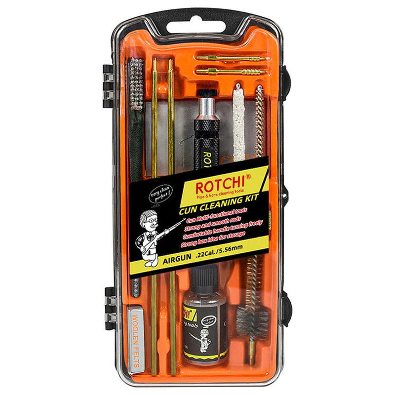 Kit Pembersih Senapang Botol Minyak Sarung Jingga