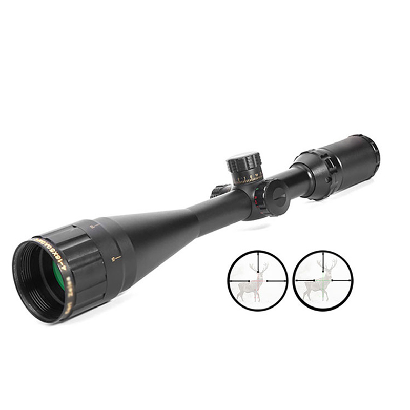 Taktikal Red Green Crosshair Recticle Air Riflescope 4-16x50 Gun Skop Memburu Senjata Tentera Udara Rifle Penglihatan Optik