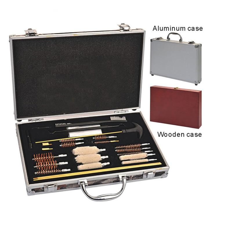 Kit Pembersihan Pistol Universal Sarung Aluminium 2 Set Batang Pembersih Pistol